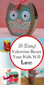 Image result for Homemade Valentine Box