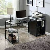 Image result for Staples Computer Desk with Printer Shelf