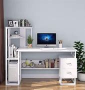 Image result for White Home Office Desk with Drawers