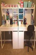 Image result for IKEA L-shaped Desk with Hutch