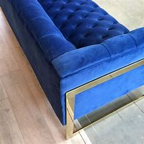 Image result for Mid Century Modern Velvet Sofa