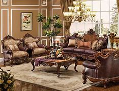 Image result for Antique Living Room Furniture Sets