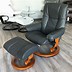 Image result for Stressless Leather Recliner and Ottoman