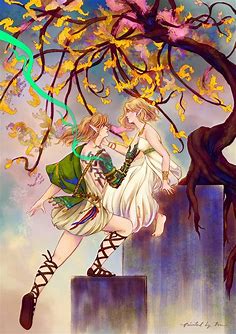 [BOTW2] Link x Zelda (art by painting_ren) : zelda