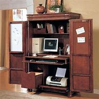 Image result for Armoire Desk Combo