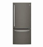 Image result for black ge fridge