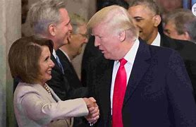 Image result for Nancy Pelosi to President Donald Trump Photo