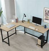 Image result for Light Wood Office Desk