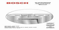 Image result for Bosch Dishwasher Install Manual