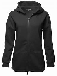 Image result for ladies black zip-up hoodie