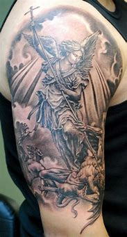 Image result for Saint Michael Law Enforcement Tattoo