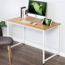 Image result for Affordable Wood Computer Desk