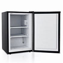 Image result for Upright Compact Freezer in Black Color