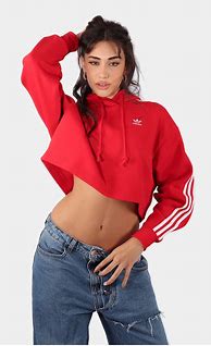 Image result for Maroon Floral Cropped Adidas Hoodie