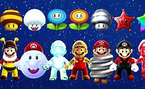 Image result for Super Mario Galaxy All Power UPS