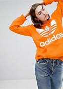 Image result for Black with Orange Adidas Sweatshirt