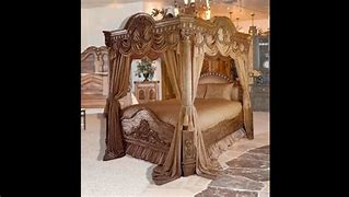 Image result for Canopy Beds Queen Bedroom Furniture Sets