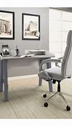 Image result for Grey Home Office Desk