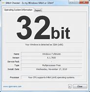 Image result for Window 64-Bit Checker