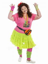 Image result for Neon 80s Costumes