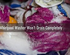Image result for How to Make Whirlpool Washer Drain From Tub