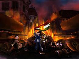 Image result for Hungarian Uprising Cartoon