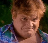 Image result for Chris Farley Roll GIF