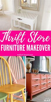 Image result for DIY Thrift Store Furniture Makeovers