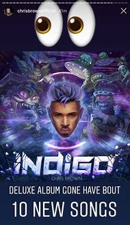 Image result for Chris Brown Indigo Background