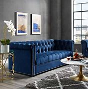 Image result for Blue Velvet Couch