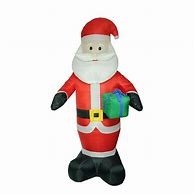 Image result for Plastic Lighted Santa Claus