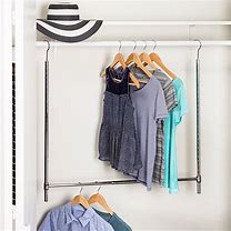 Image result for Closets Hangers Bars to Going Under