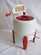 Image result for Vintage Red and White Toy Washing Machine