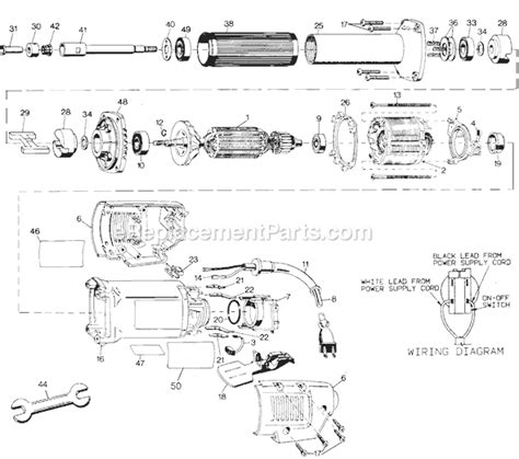 Black and Decker 4287 Parts List and Diagram   Type 101  