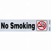 Image result for Home Depot No Smoking Signs
