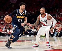 Image result for Jamal Murray Dunk Nuggets Trail Blazers