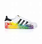Image result for Rainbow Adidas Superstar Stripes