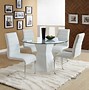 Image result for round glass dining table set