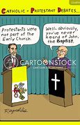 Image result for Christian Debate Cartoon
