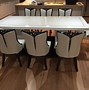Image result for Marble Dining Table and Chairs