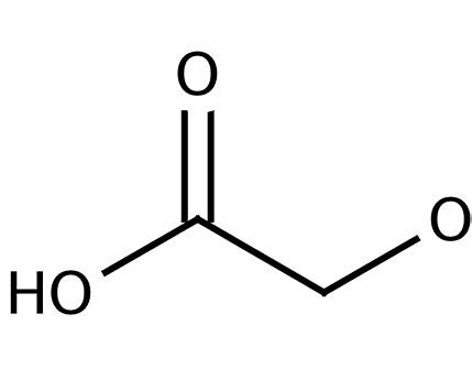 Image result for glycolic acid molecular formula