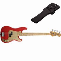 Image result for Fender Player Precision Bass Red and Cream
