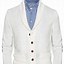 Image result for Men's White Cardigan Sweaters