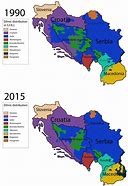 Image result for Map of the Yugoslav Wars