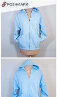 Image result for Light Blue Hoodie with White Strings