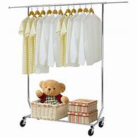 Image result for Portable Folding Clothes Rack