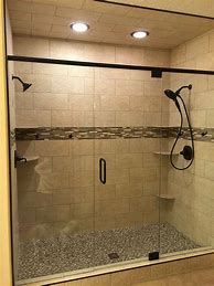 Image result for Double Shower Head Bathroom Design