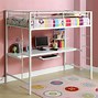 Image result for Kids Loft Bed with Desk Underneath