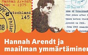 Image result for Hannah Arendt E Eichmann