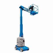 Image result for Genie Aerial Work Platform: Drive, DC, 500 Lb Load Capacity, 6 ft 6 in Closed Ht, 39 ft Max. Work Ht Model: Z-33/18